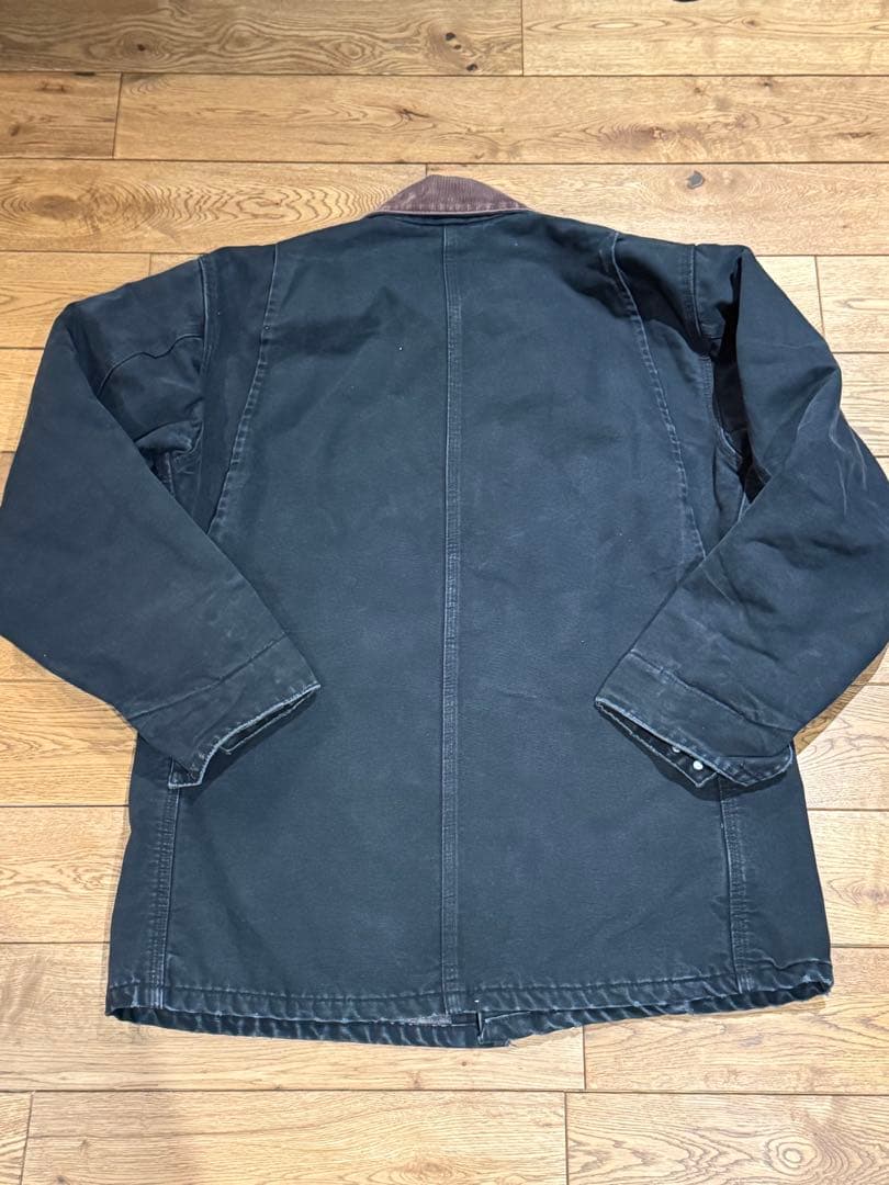 ク*ル様 90s Carhartt チョアコート カバーオール 墨黒 XL