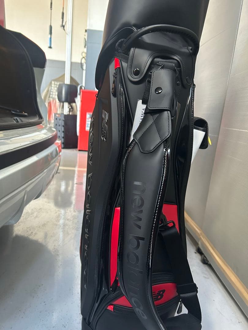 New Balance キャディバッグ ブラック/レッド
