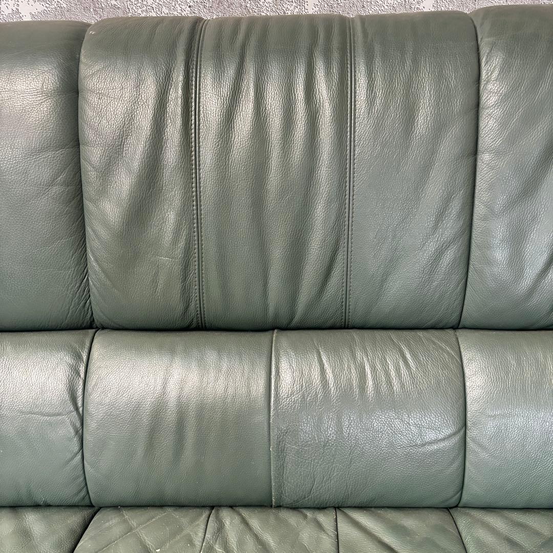 ꧁LNAX꧂3人掛けアームソファ 肘置き 肘掛け レザー 合成皮革 リビング