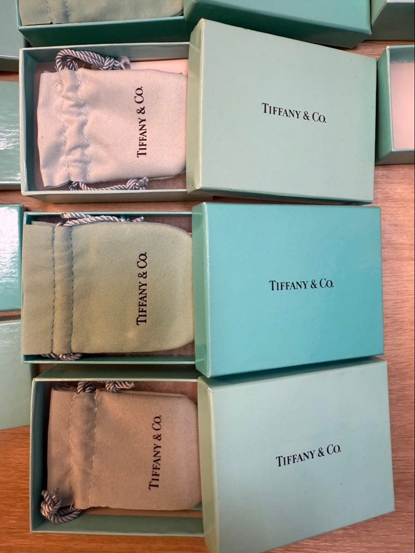 TIFFANY＆CO. ティファニー 空箱17個、巾着/保存袋16枚