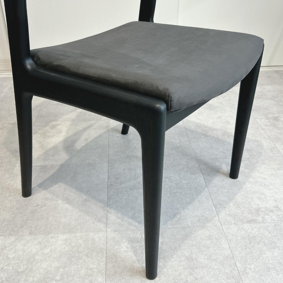 ナガノインテリア DC354 レッドオーク CB ブラック グレーファブリック