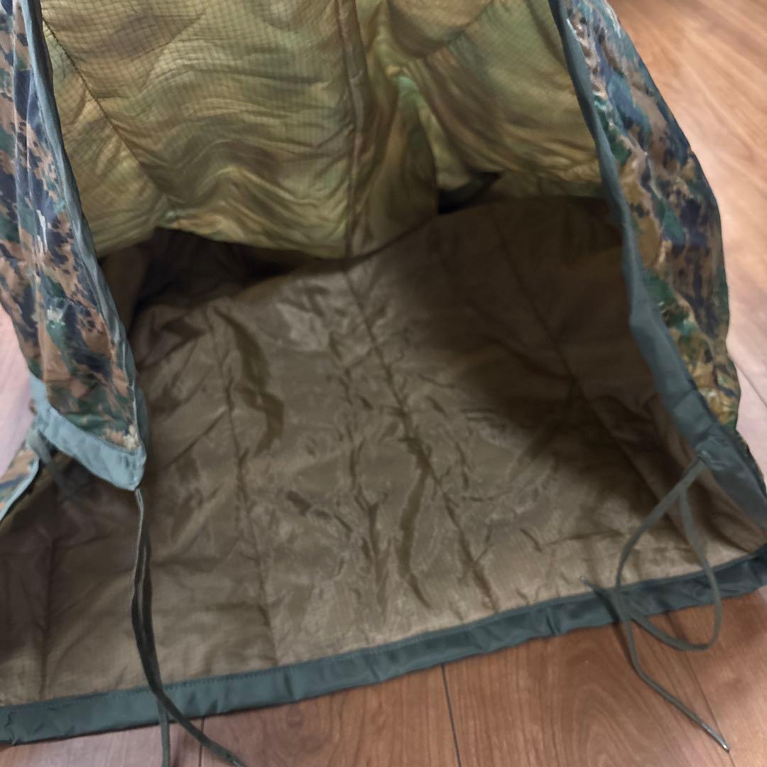 未使用品　米軍実物　LINER WETWEATHER PONCHO ジッパー付き