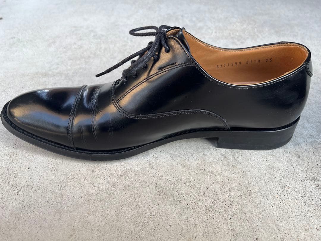 REGAL ブラック ドレスシューズ ストレートチップ