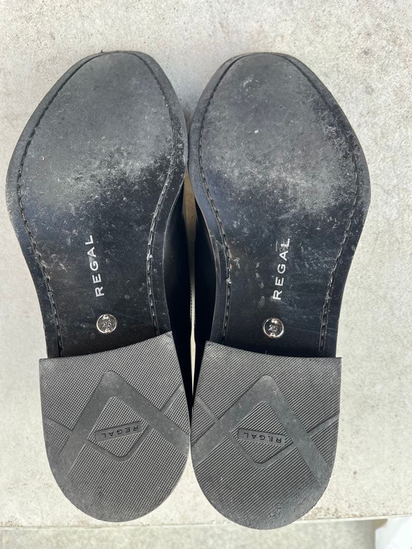 REGAL ブラック ドレスシューズ ストレートチップ