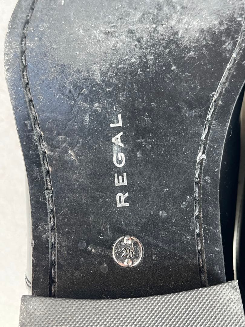 REGAL ブラック ドレスシューズ ストレートチップ