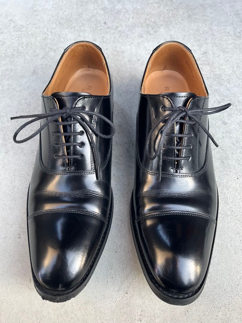 REGAL ブラック ドレスシューズ ストレートチップ