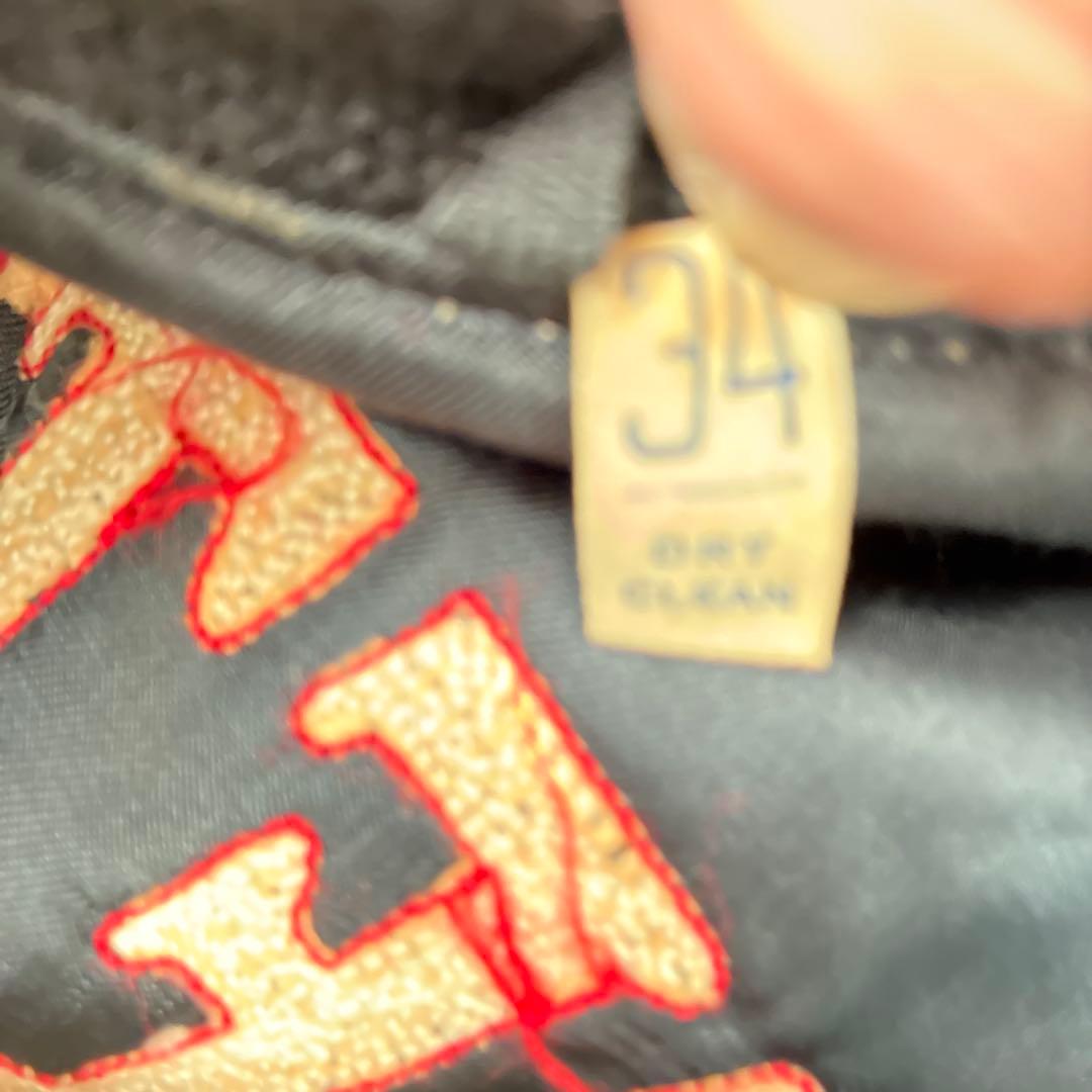 60-70s BUTWIN スタジャンFLEETWOOD '72 黒 カークラブ