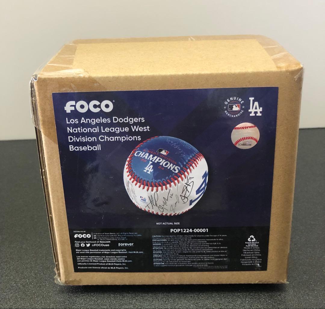 大谷翔平 2024年ナ・リーグ地区チャンピオン記念ボール！ディスプレイケース付き