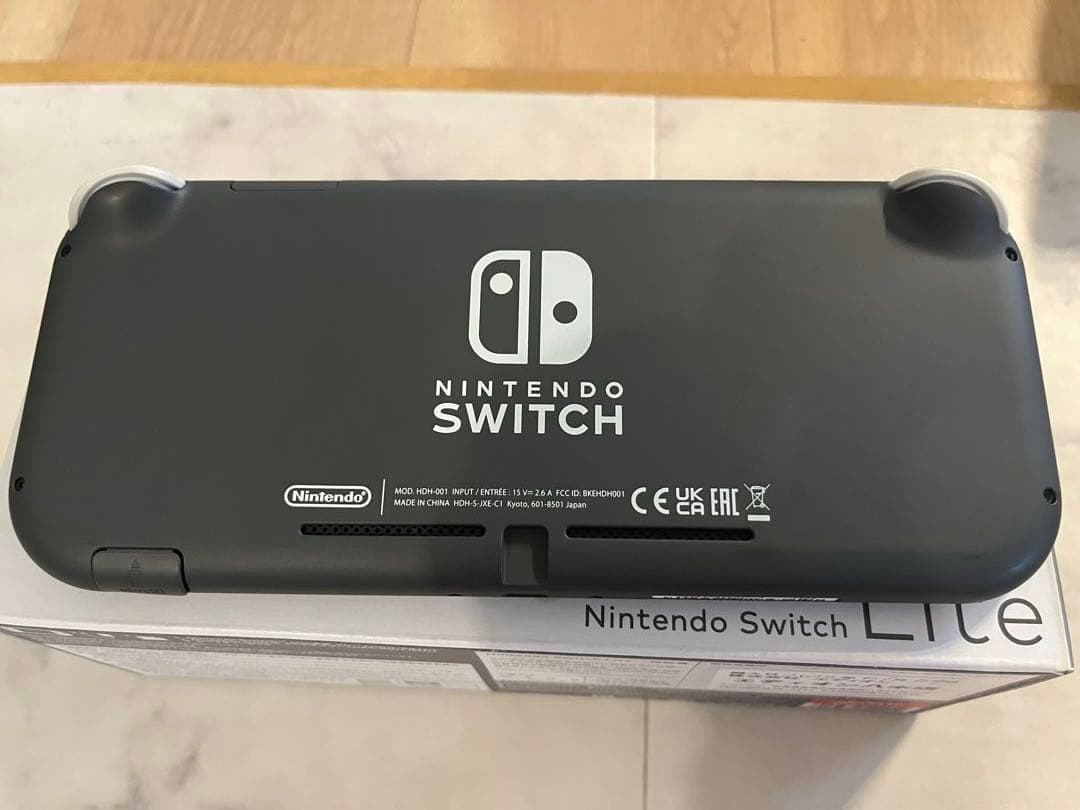 Nintendo Switch Lite グレー 箱、収納ケース付き