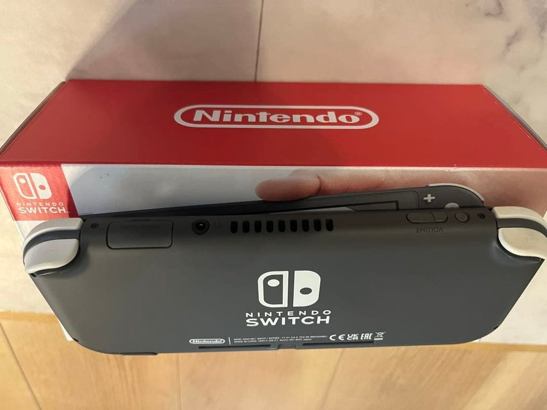 Nintendo Switch Lite グレー 箱、収納ケース付き