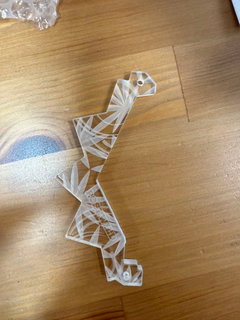 ボンボネロ クリスタルガラスフィン 切子ガラス ROSEWILD