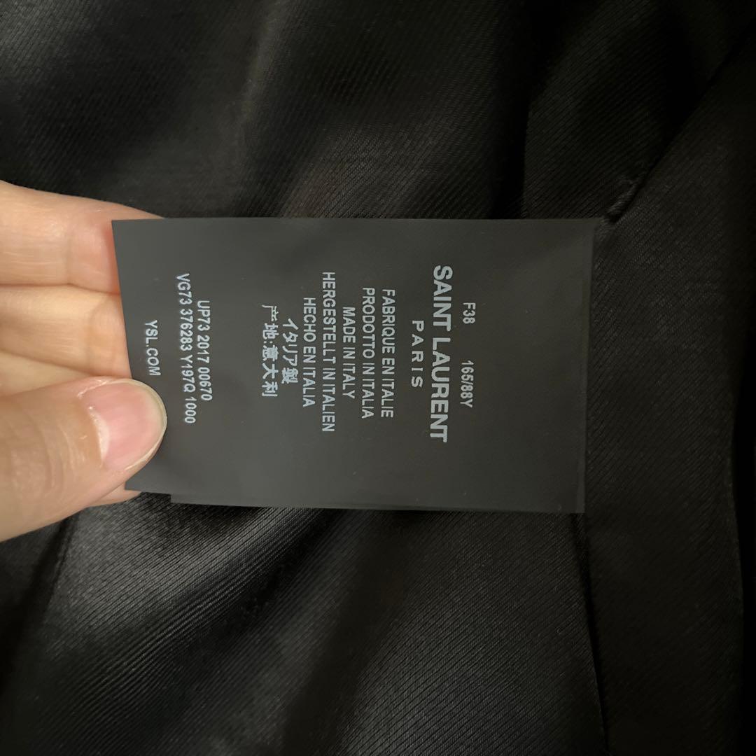 定番　イヴ・サンローラン　ジャンパー　ブラックライン