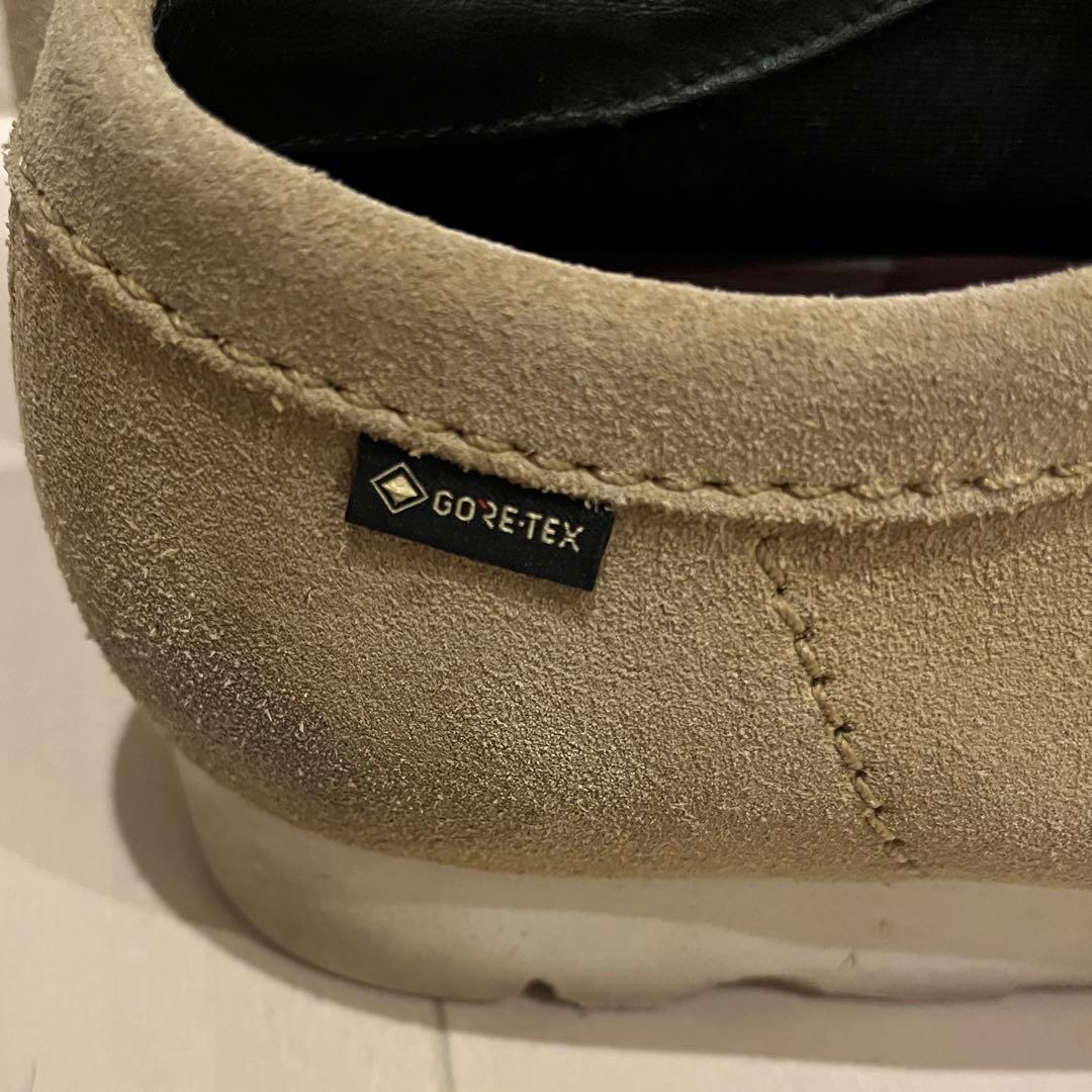 CLARKS GORE-TEX ベージュ スエードシューズ
