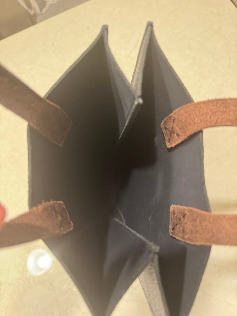 イケルHender Scheme paper bag small navy