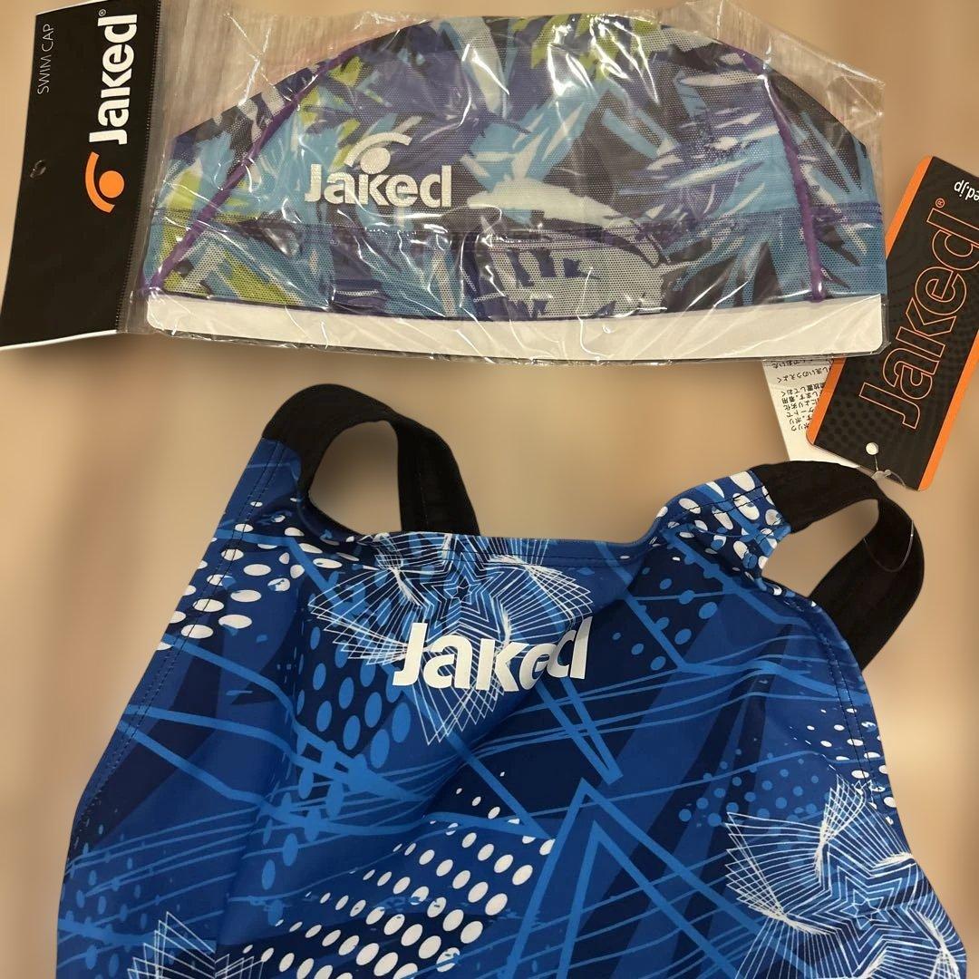 Jaked 水着　Lサイズ　新品　キャップセット