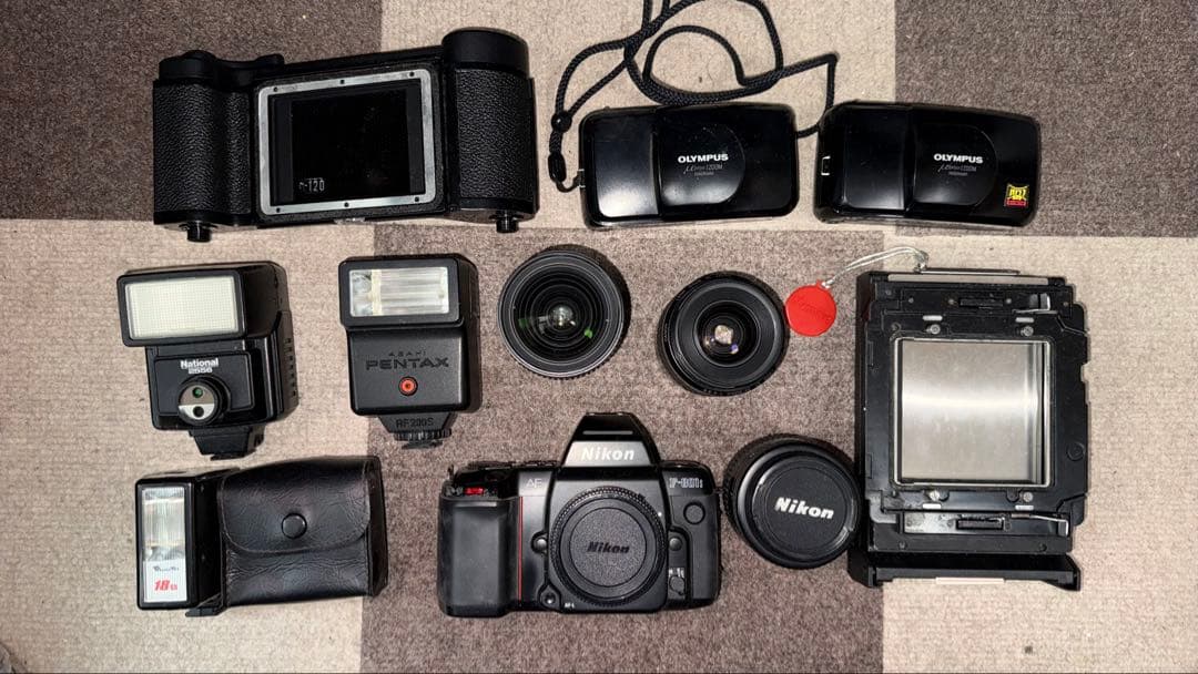 「ジャンク品」フイルムカメラ部品セット