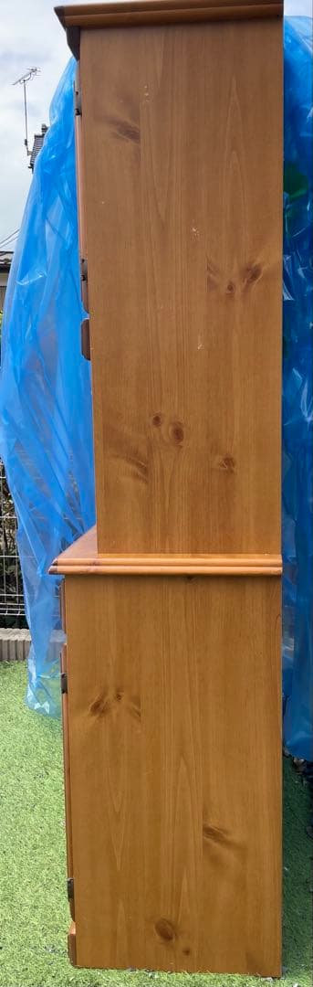 【美品】おしゃれ　カップボード　食器棚　キッチンボード　キッチン収納　カントリー