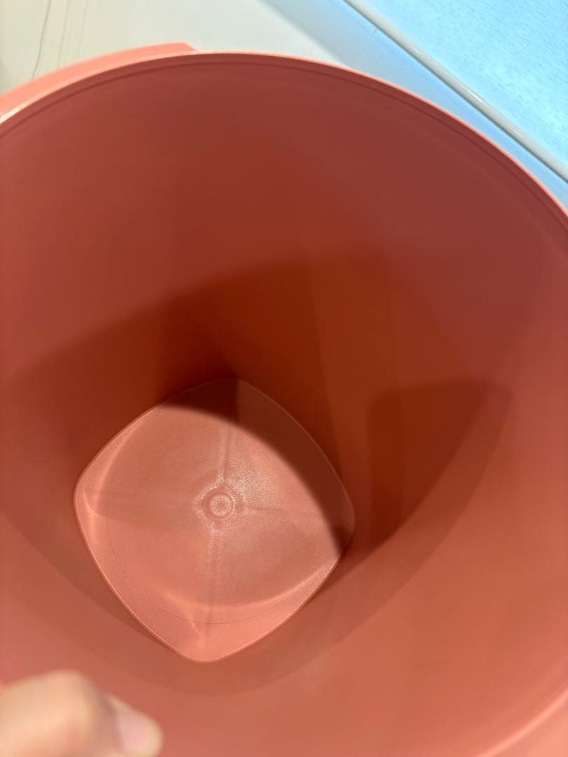 タッパーウェア　マキシデコレーター　サーモンピンク　2個セット　大サイズ