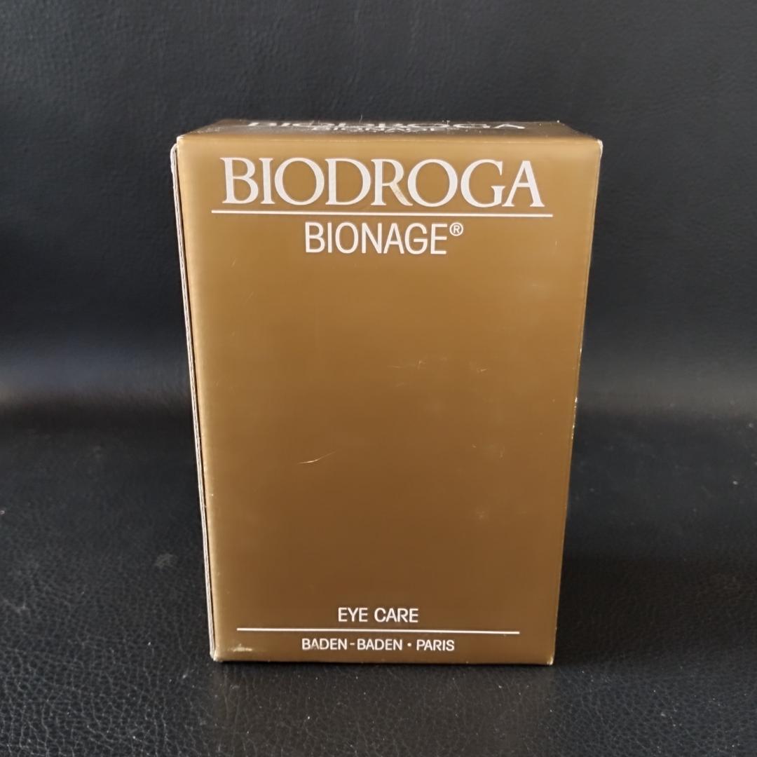 Biodroga Bionage ビオドラガ　ビオネージュアイケア　４本入り新品