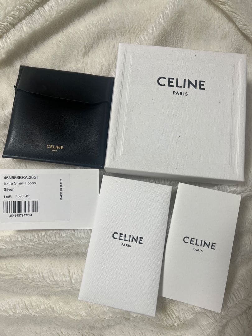 ゆうきCELINE フープピアス　　　　　 (片耳用) 箱・説明書付き