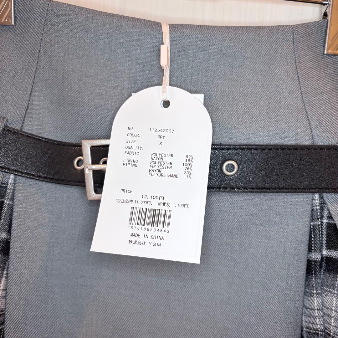 ♡ ダーリッチ Darich ♡ チェックドッキングミニスカート