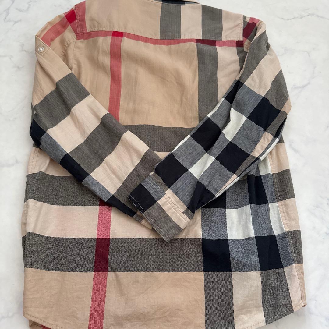 BURBERRY CHILDREN チェック柄長袖シャツ