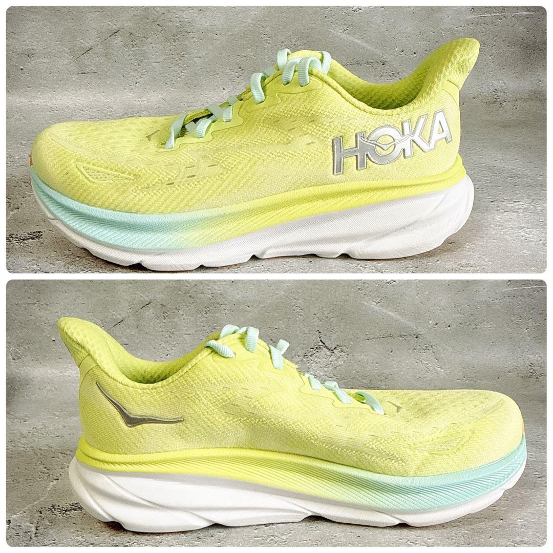 美品　HOKA ホカ　クリフトン9 レディース　24.5cm 軽量