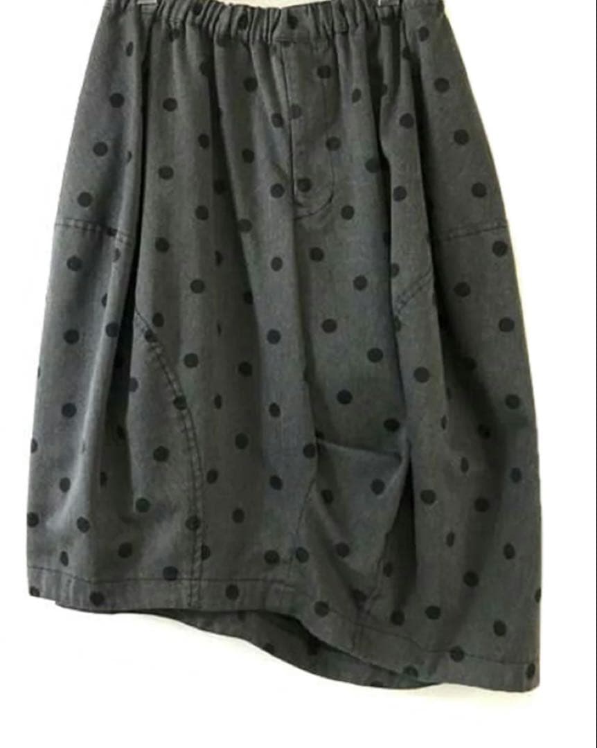 BLACK COMME des GARCONSのドット柄 コクーンパンツ XS