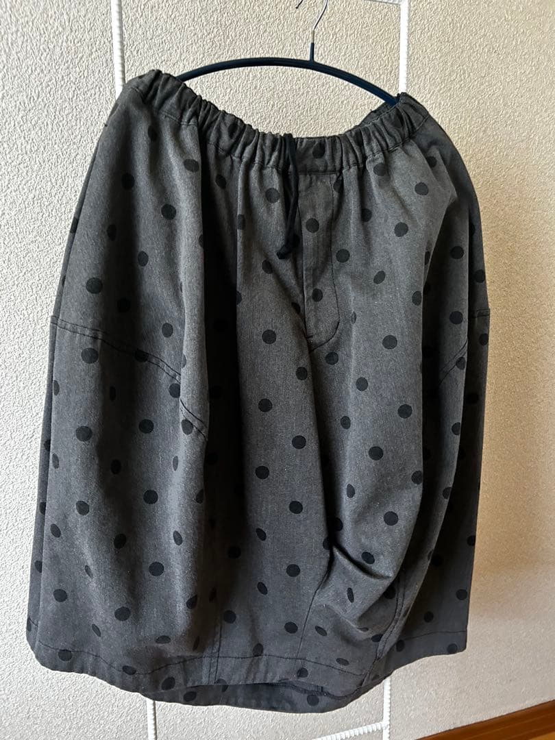 BLACK COMME des GARCONSのドット柄 コクーンパンツ XS