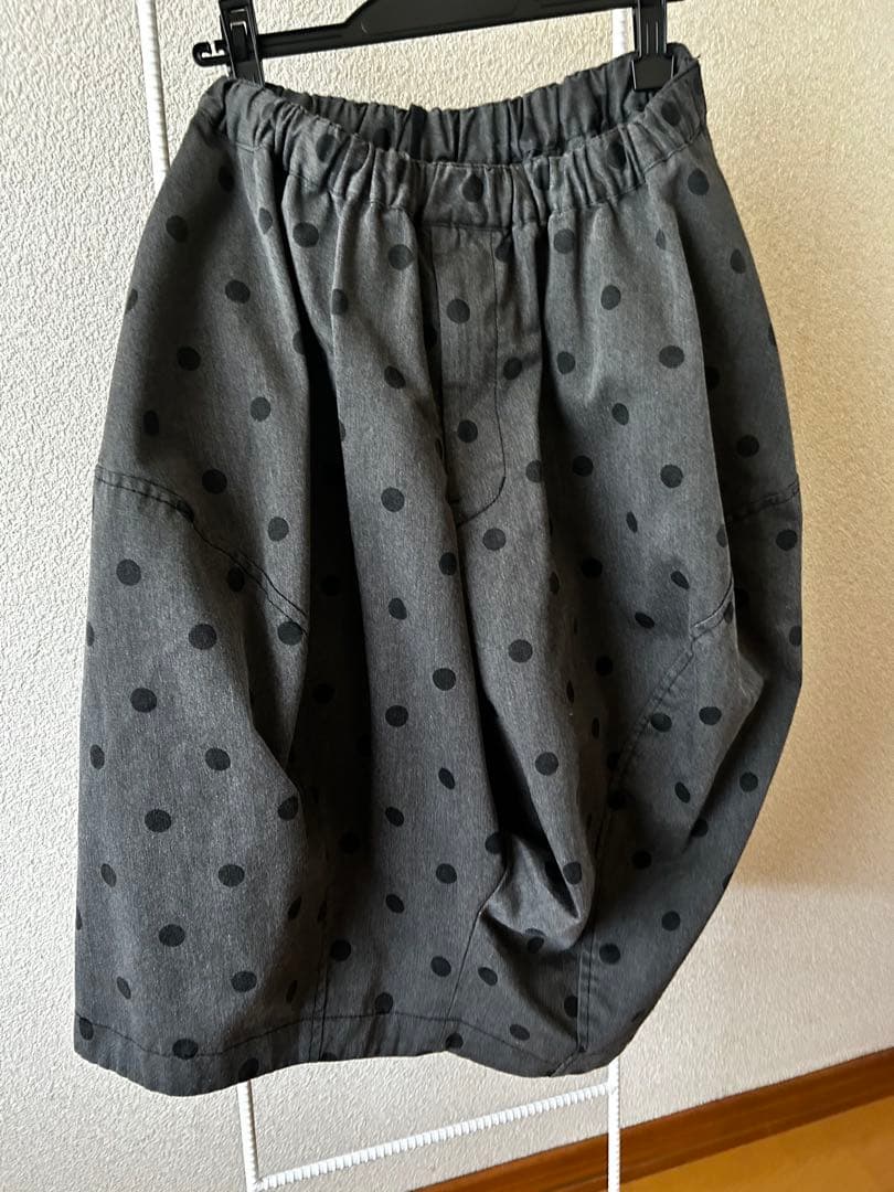 BLACK COMME des GARCONSのドット柄 コクーンパンツ XS