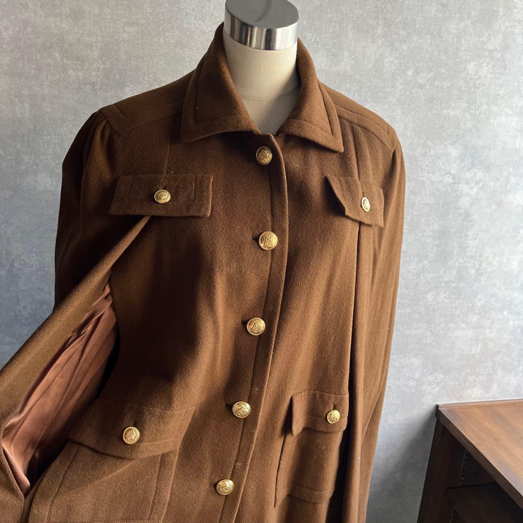 ヴィンテージ マントコート　古着　昭和レトロ　used ビンテージ　希少