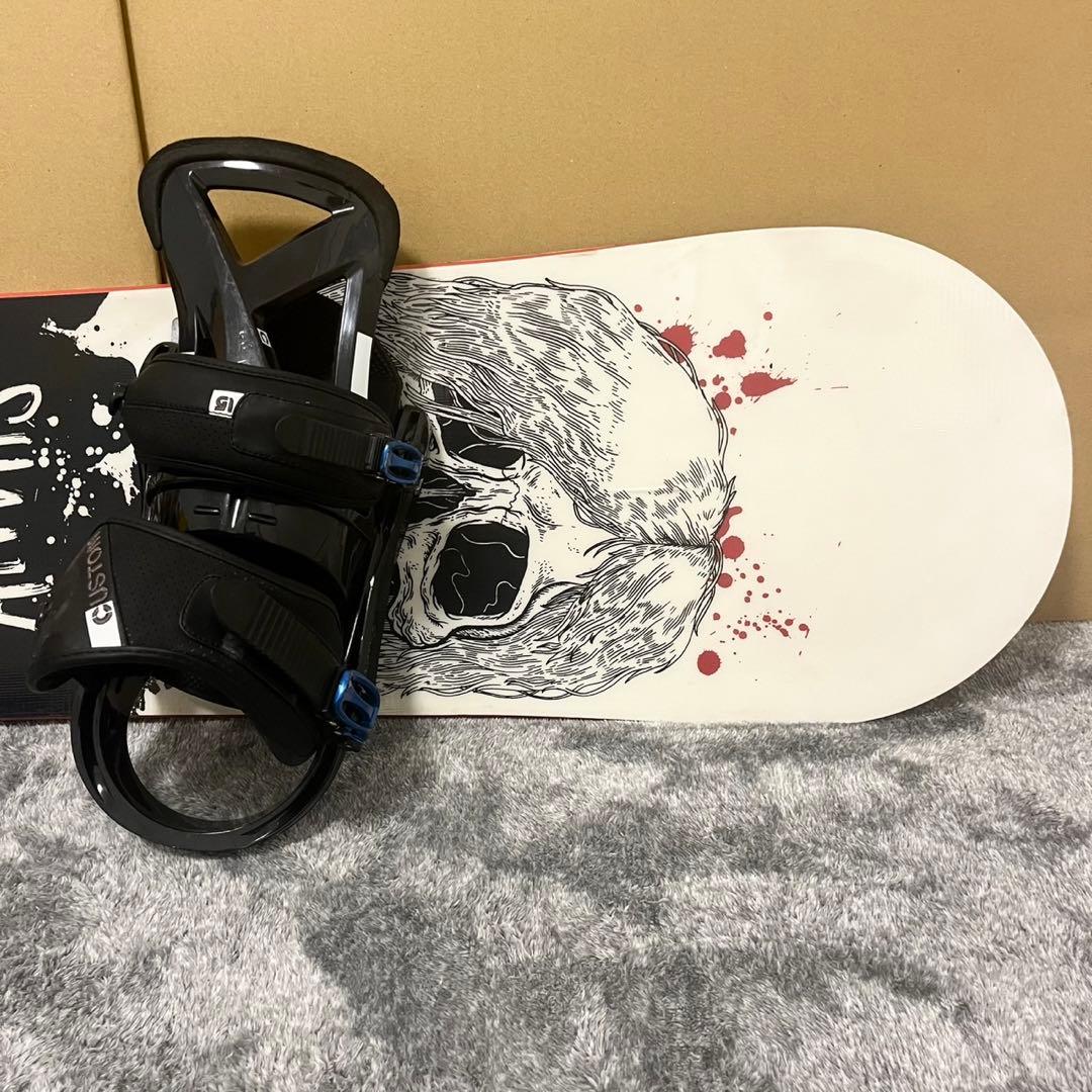 ROME SDS SHANK スノーボード 板 153cm ビンディング付き