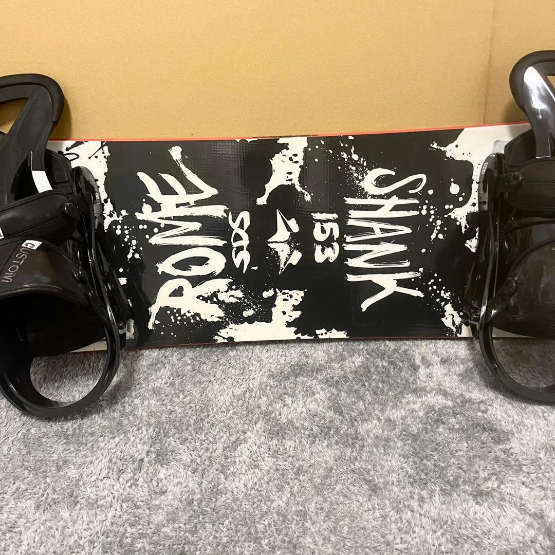 ROME SDS SHANK スノーボード 板 153cm ビンディング付き