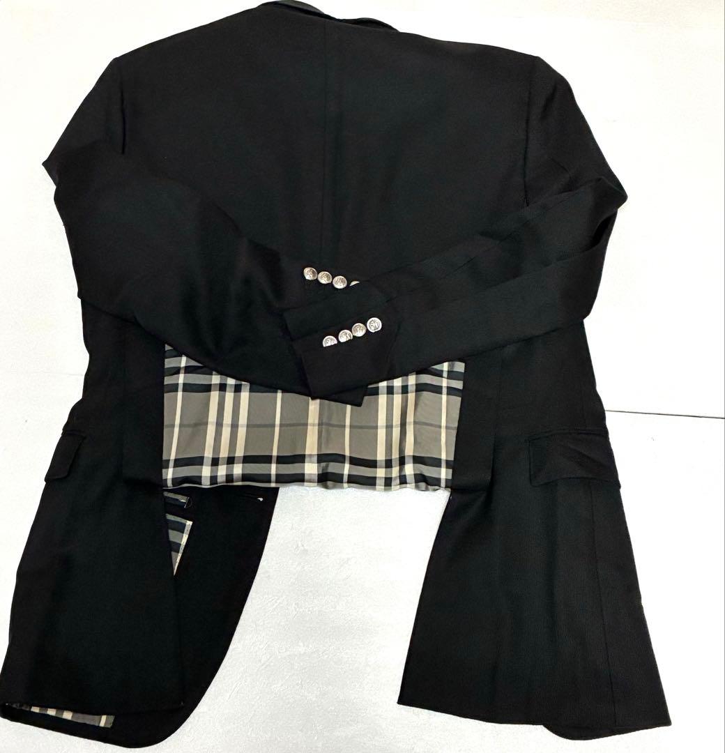BURBERRY BLACK LABEL 銀ボタン テーラードジャケット M
