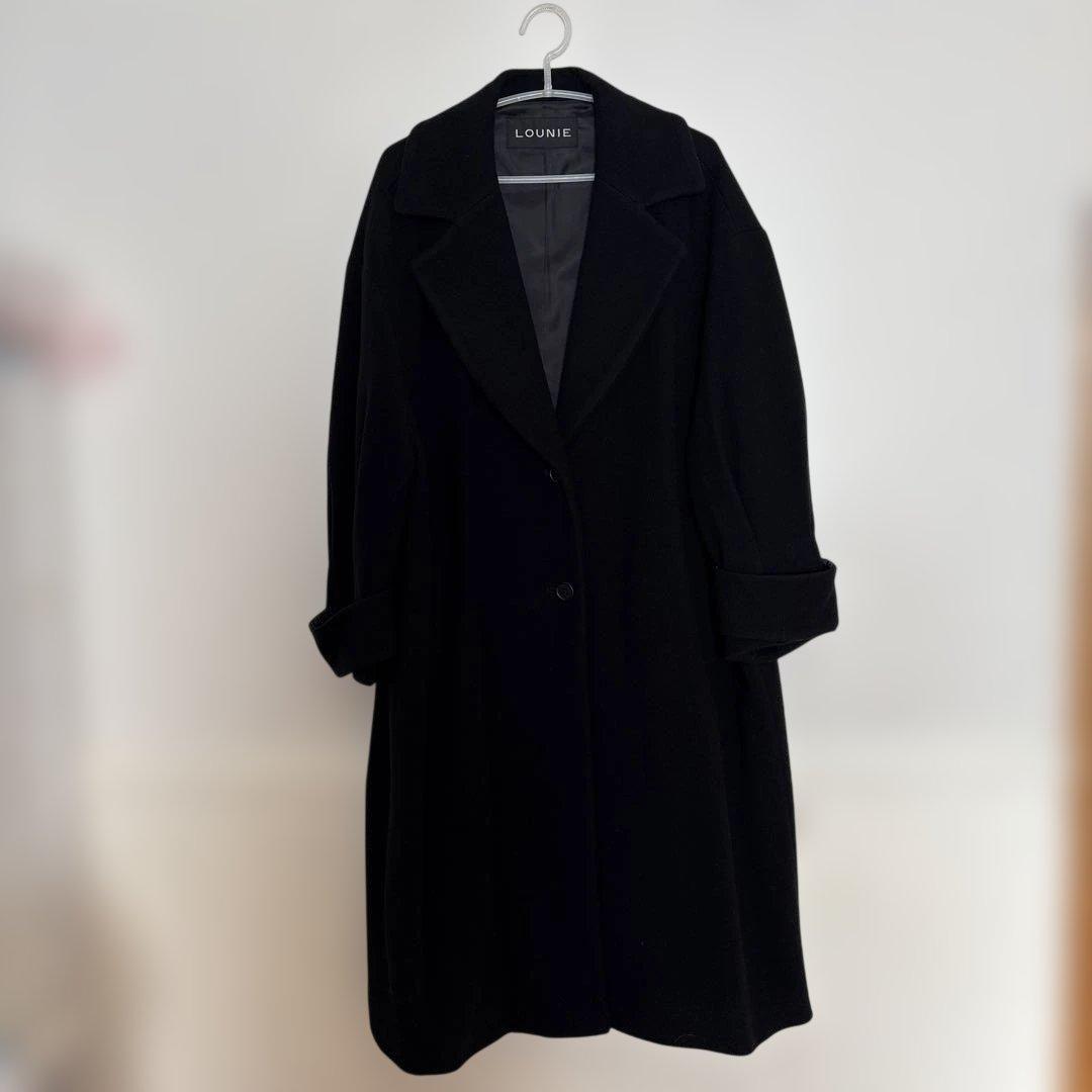 ルーニィ　ボリュームスリーブコート　ブラック38