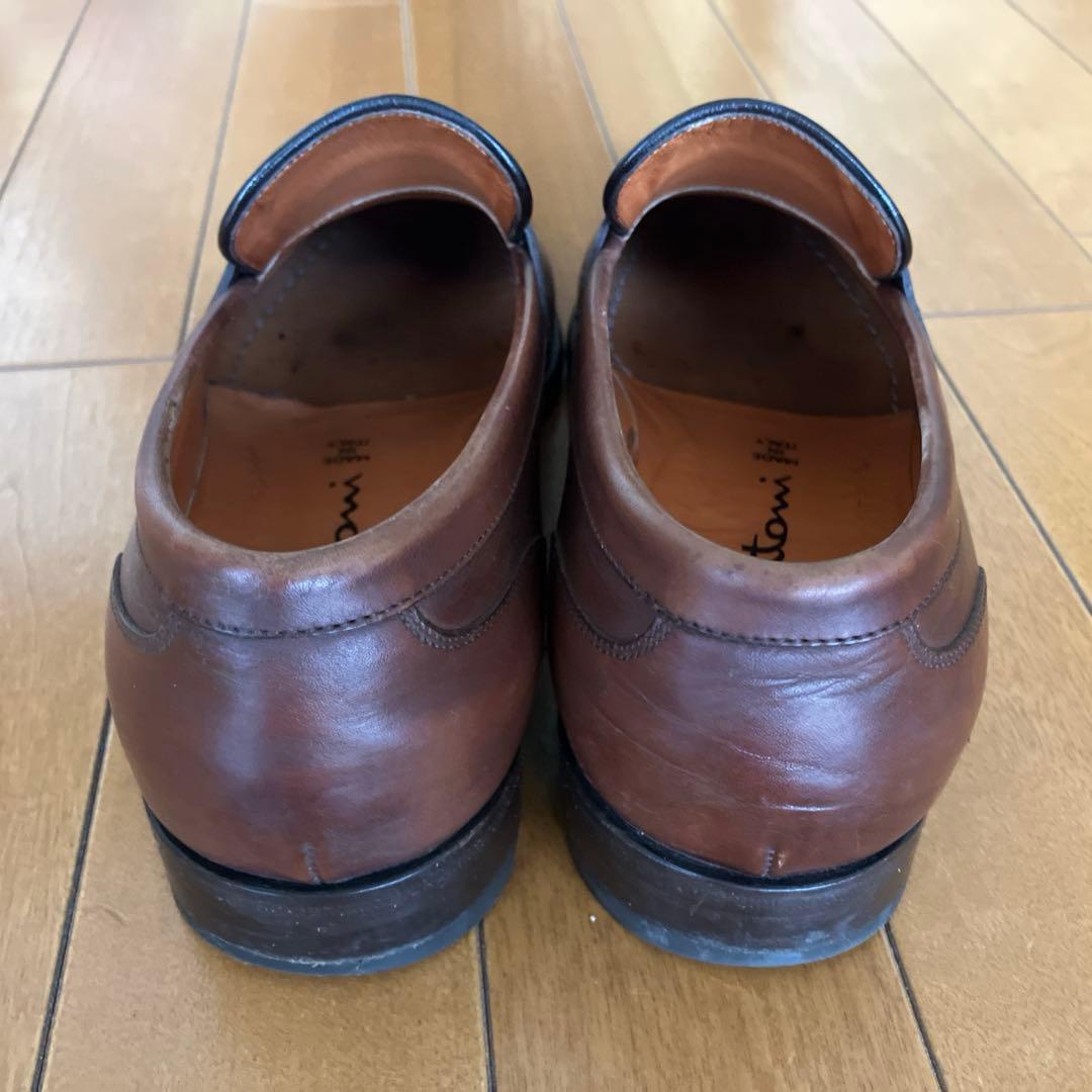 お値引き. 美品⭐サントーニ　ローファー　ブラウン　サイズ7