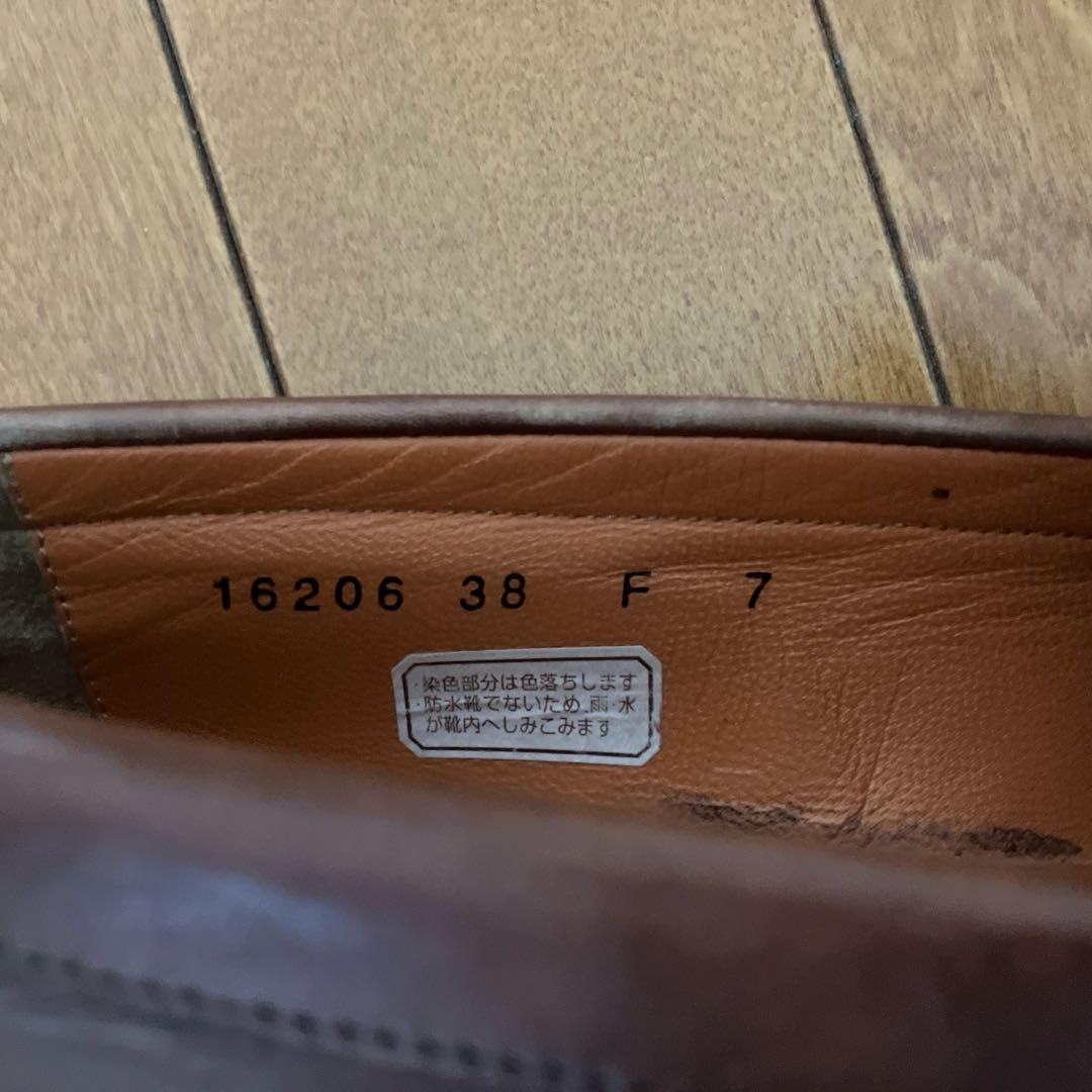 お値引き. 美品⭐サントーニ　ローファー　ブラウン　サイズ7