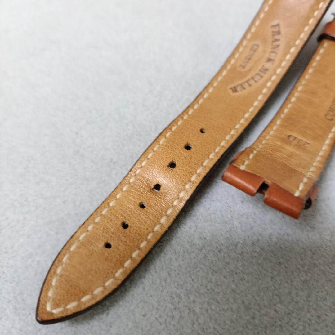 トノーカーベックス2852サイズ　ブラウンレザーベルト ステッチ入り