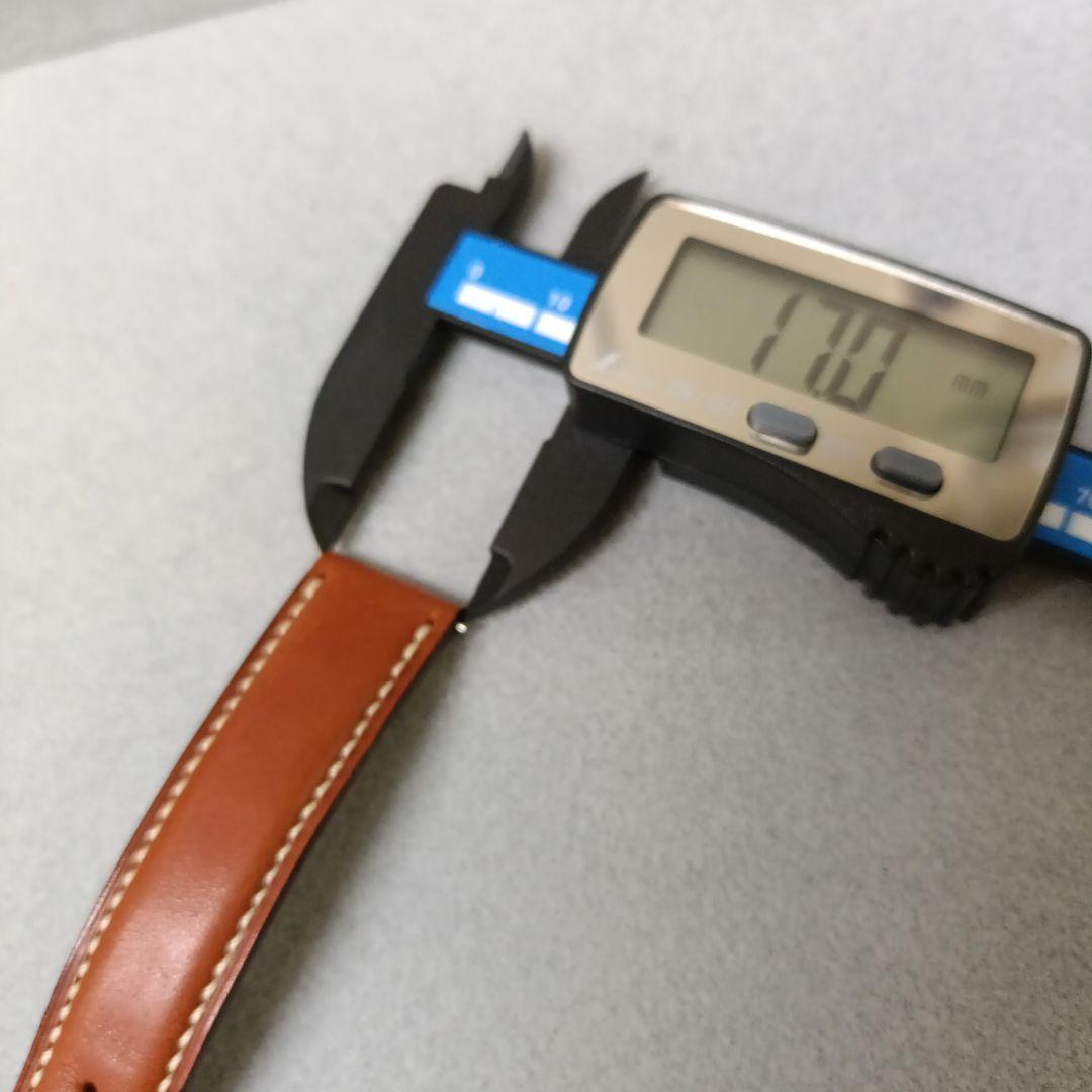 トノーカーベックス2852サイズ　ブラウンレザーベルト ステッチ入り