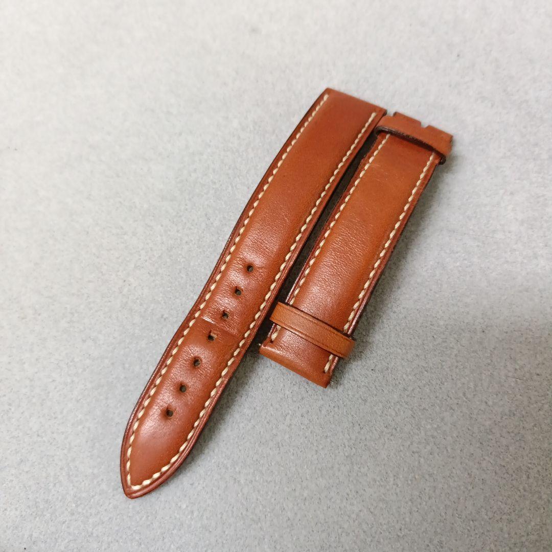 トノーカーベックス2852サイズ　ブラウンレザーベルト ステッチ入り