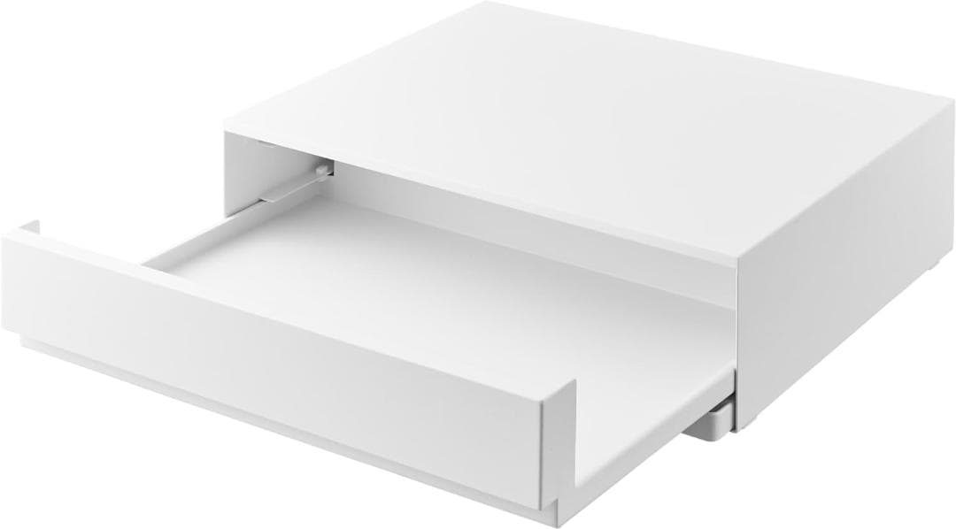 tower キッチン家電下引き出し&スライドテーブル 幅45cm 山崎実業 白