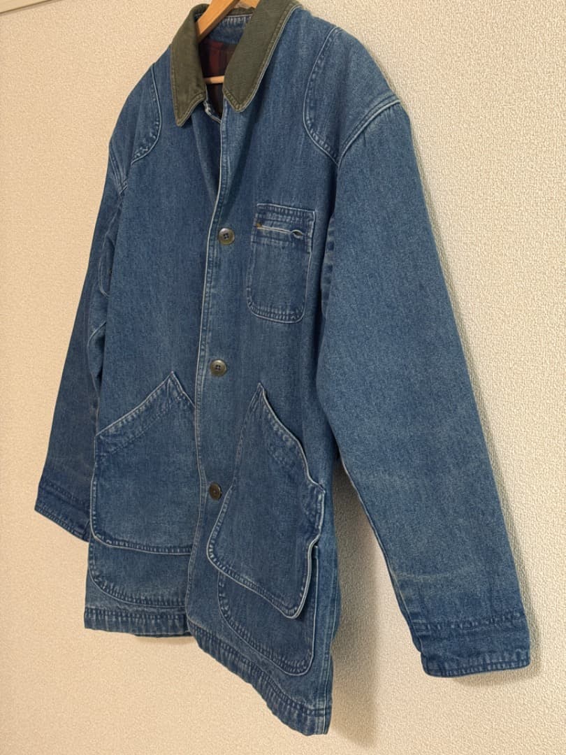 L.L.Bean デニム　ハンティングジャケットMサイズ