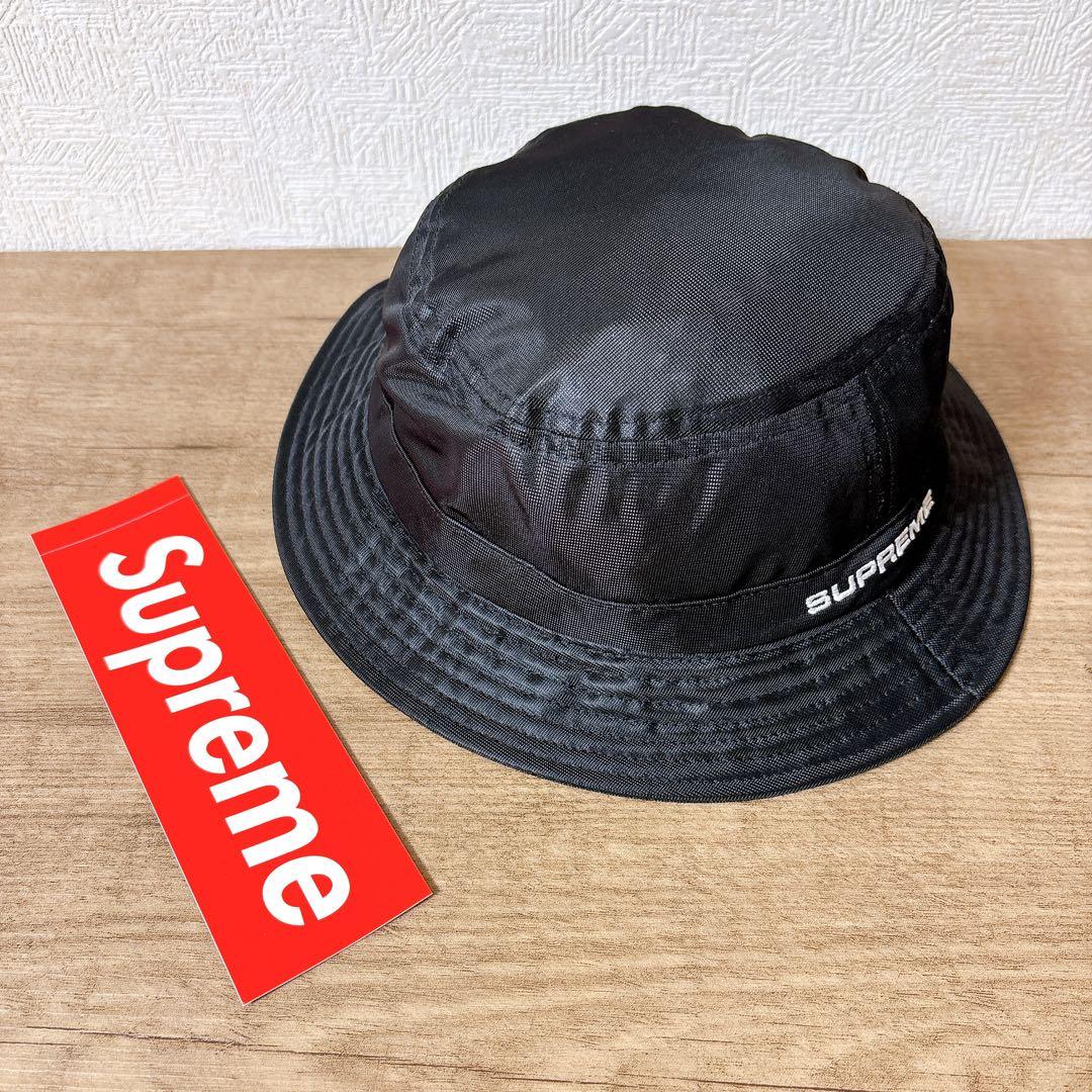 正規品　Supreme バケットハット　ハット　帽子　メッシュ　ブラック　黒
