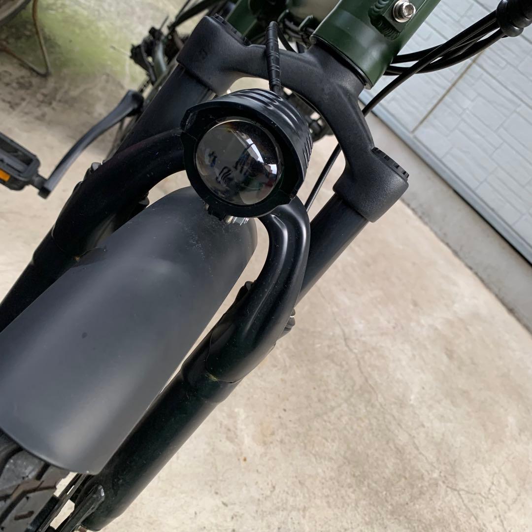 引取限定　EENOUR 電動アシスト折りたたみ自転車 20インチ グリーン