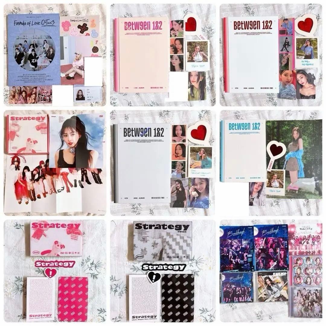 TWICE アルバム まとめ売り トレカ フォトカード CD フォトブック
