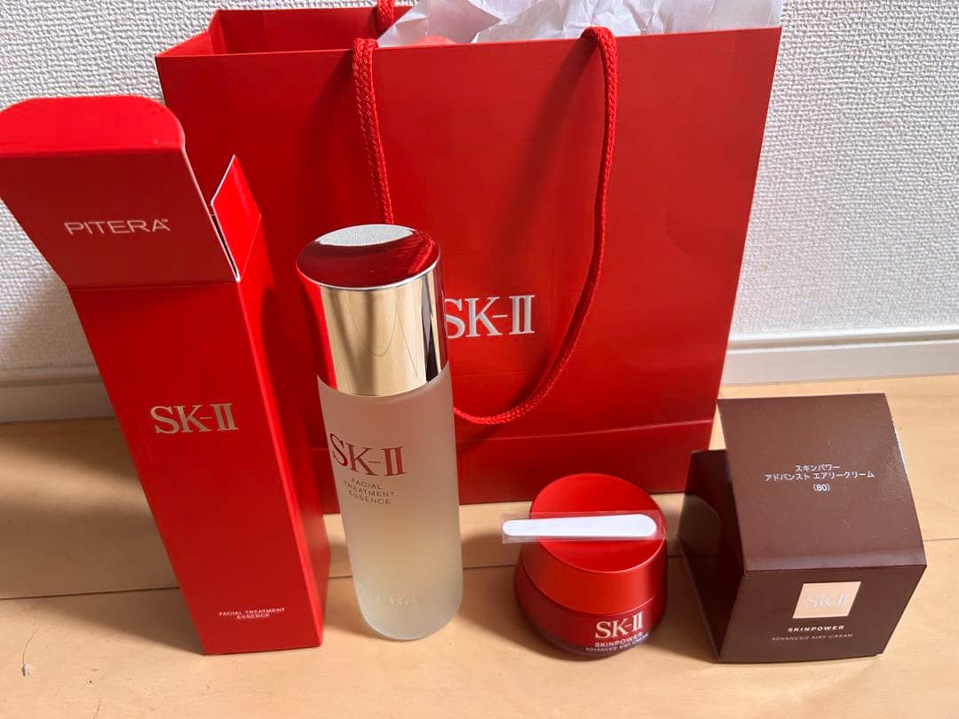 『新品未開封』SK-II 化粧水&美容クリーム 金継ぎクリームトライアルキット付