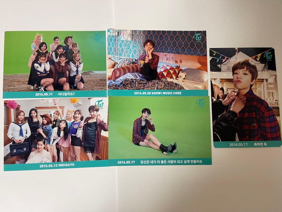 TWICE サノク ジョンヨン オール　写真 ポストカード