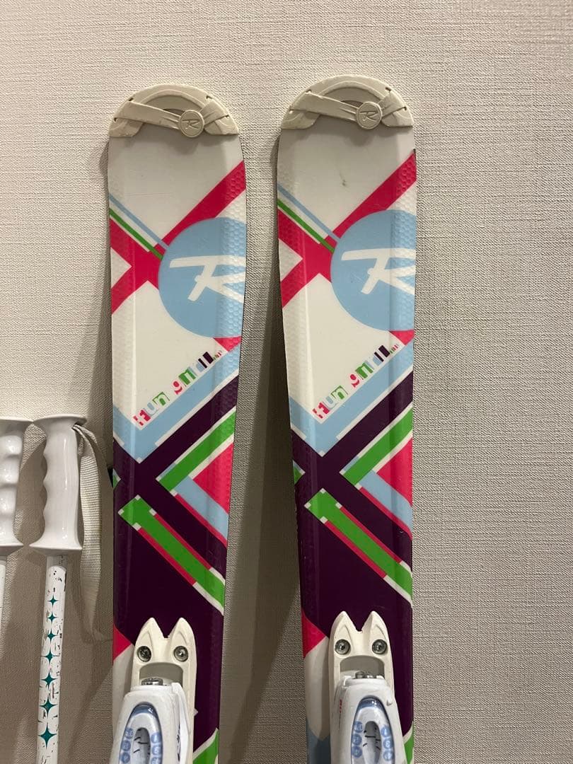 ROSSIGNOL スキー板 110 ストック付き