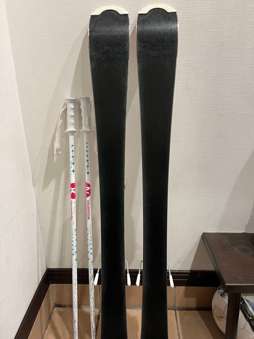 ROSSIGNOL スキー板 110 ストック付き