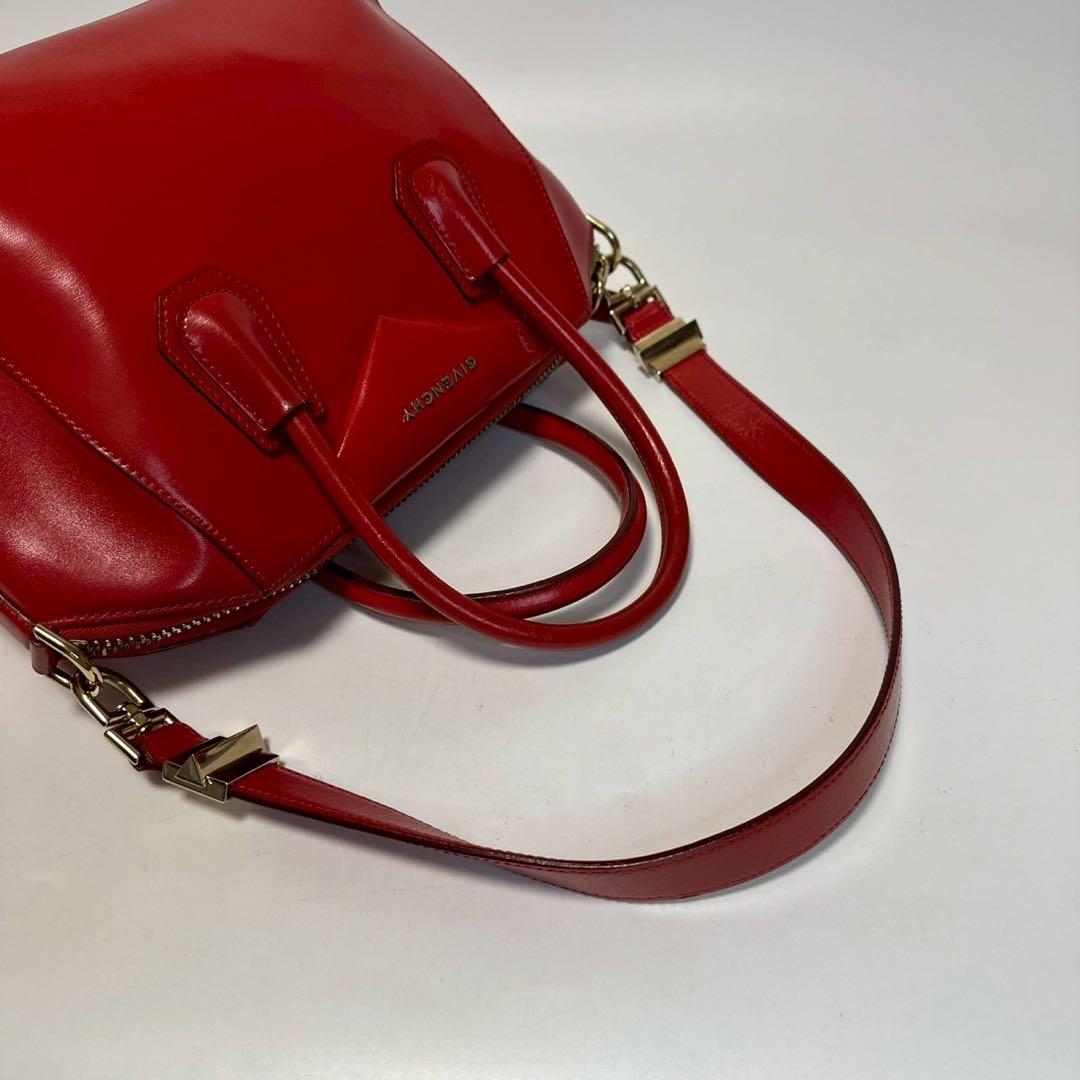 p87【美品】保存袋付　ジバンシー　アンティゴナ　スモール2wayショルダー.